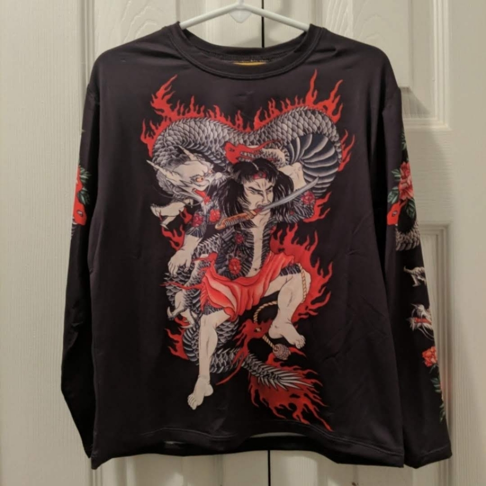 Yellowman Dragon & Warrior Rashguard